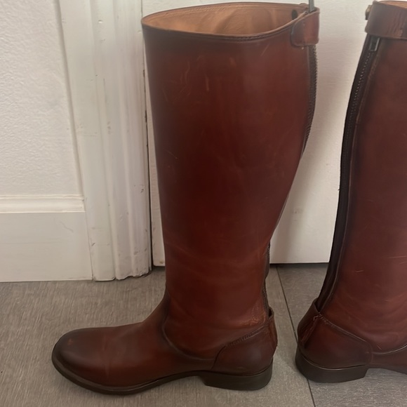 Basically new Frye Melissa Button Back Zip Leather
Boot Size 6 MSRP $388 - Picture 6 of 7